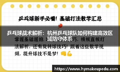 乒乓球战术解析：杭州乒乓球队如何构建高效区域防守体系